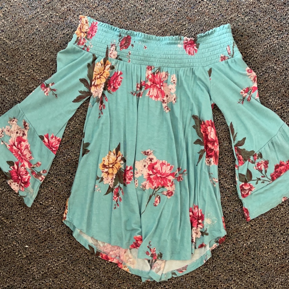 Floral Off the Shoulder Top